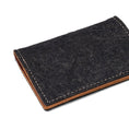 Load image into Gallery viewer, Felt and Leather Bifold Wallet
