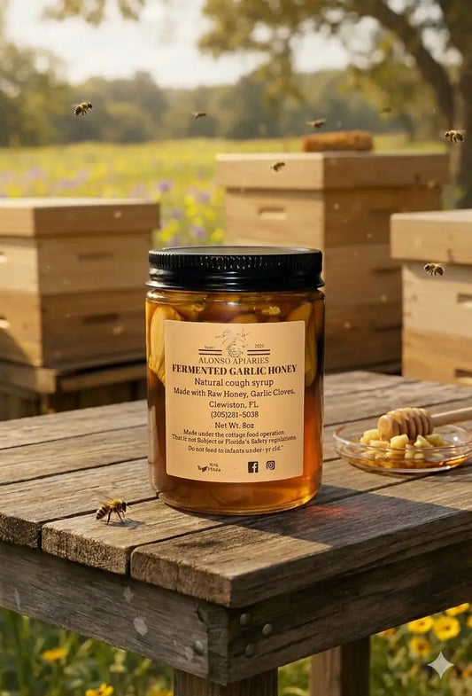 Fermented Garlic Honey