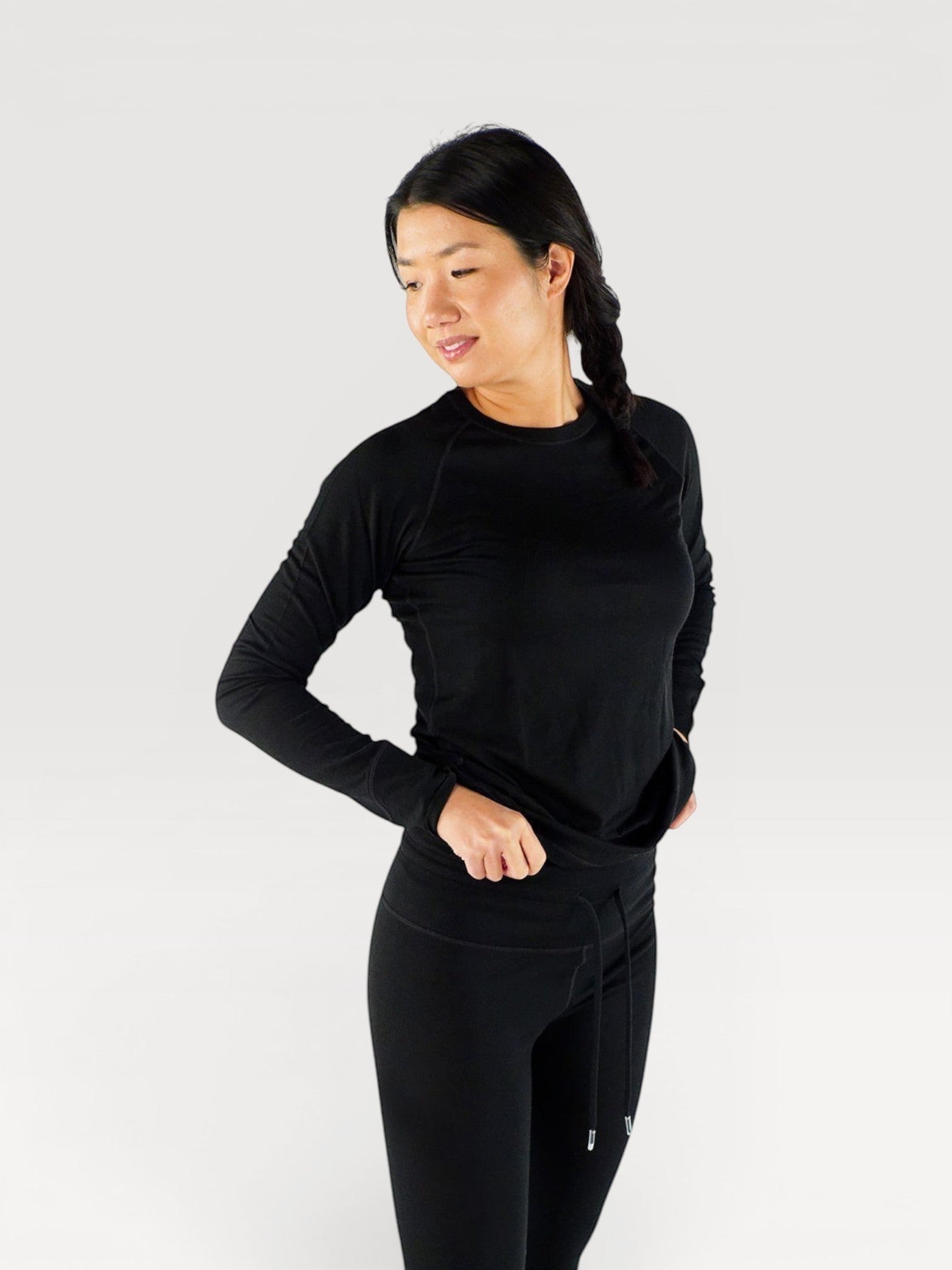 Merino Wool Long Sleeve Top