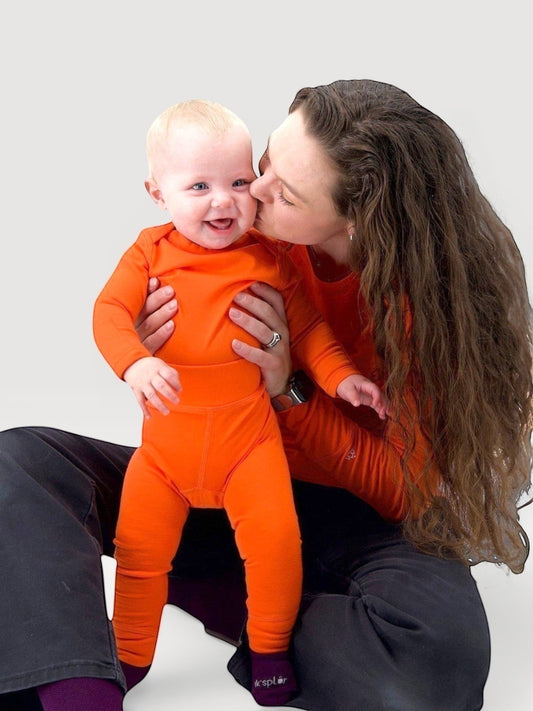 Baby Merino Wool Legging - Wide Waistband