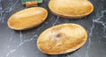 Cargar la imagen en la vista de la galería, Set of Three Olive Wood Serving Trays
