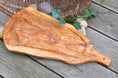 Cargar la imagen en la vista de la galería, Olive Wood Carving Board With Juice Rim & Handle
