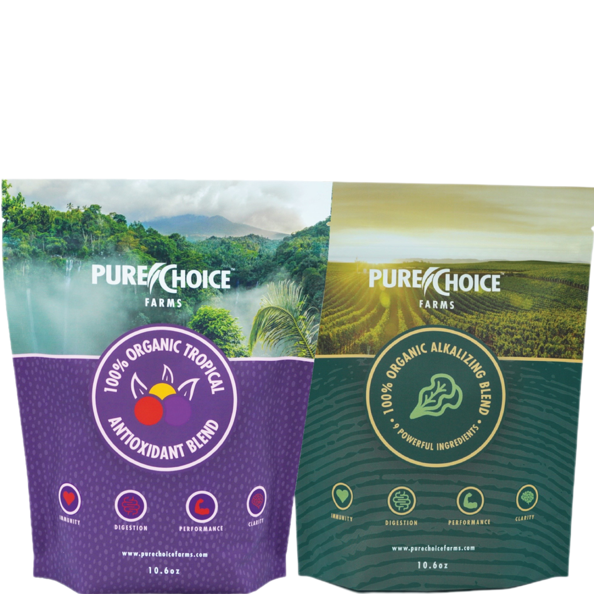 Organic Tropics & Raw Greens Micronutrient Powders