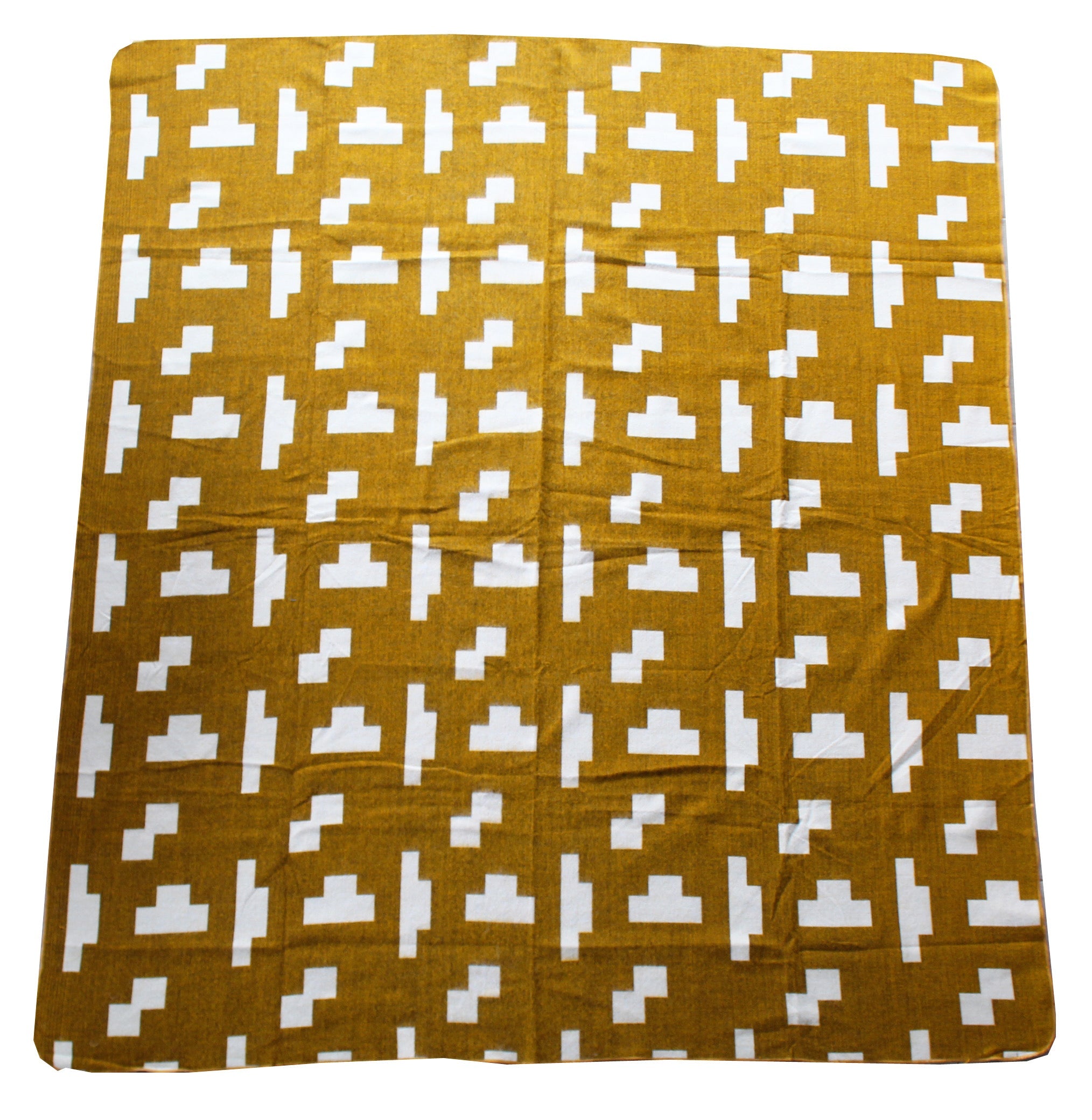Sierra Throw Blanket: Khaki Alpaca Wool & Acrylic 89" x 79"