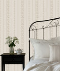 Cargar la imagen en la vista de la galería, Roselle Stripe Wallpaper by Safari Natalia x Taddy Mikelaites
