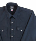Cargar la imagen en la vista de la galería, Flying R Ranchwear - Prairie Twill Work Shirt - Navy Twill - Long Sleeve

