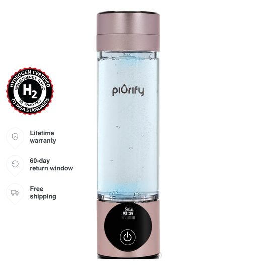 PIURIFY Hydrogenator® Hydrogen Water Bottle - Pink