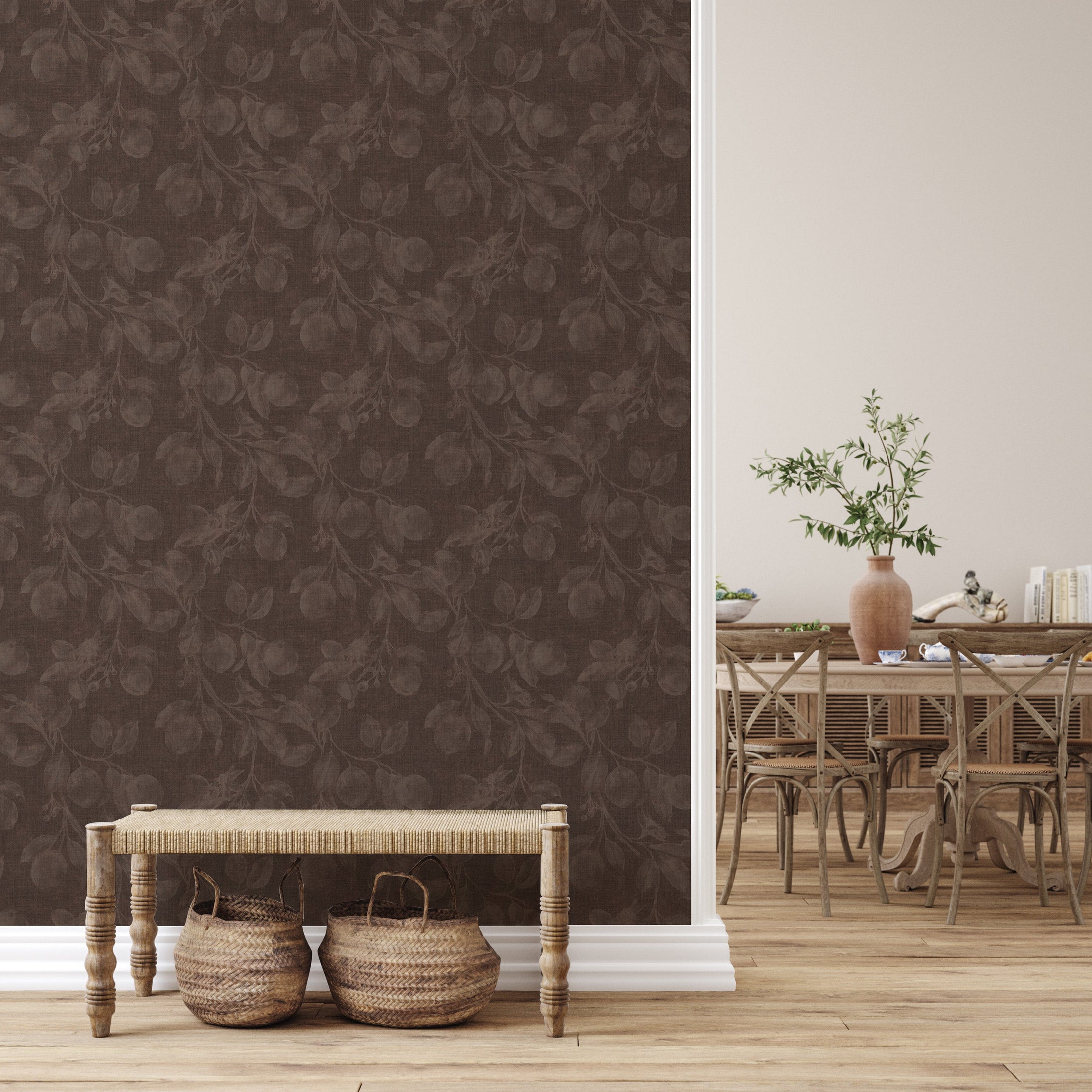 Monica's Orchard Wallpaper by Safari Natalia x Taddy Mikelaites