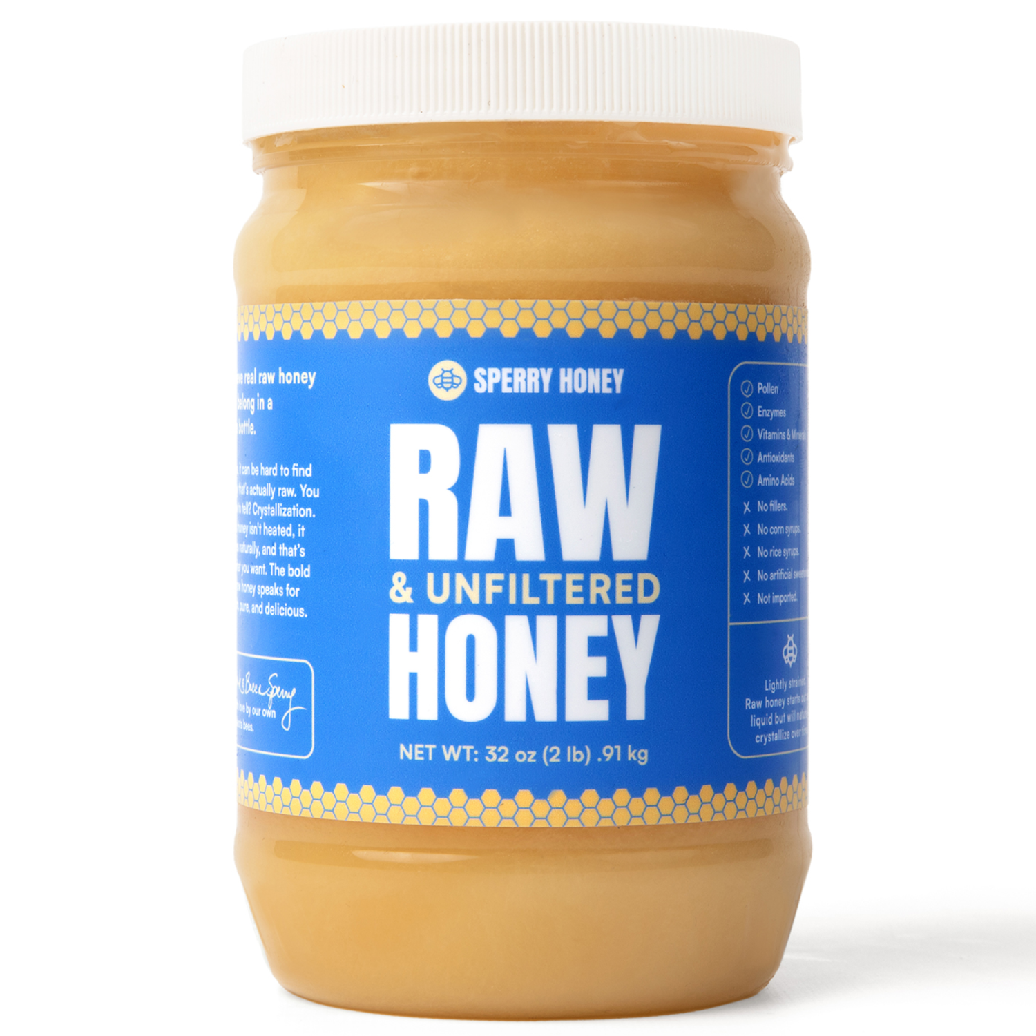 Sperry Raw and Unfiltered Honey from North Dakota