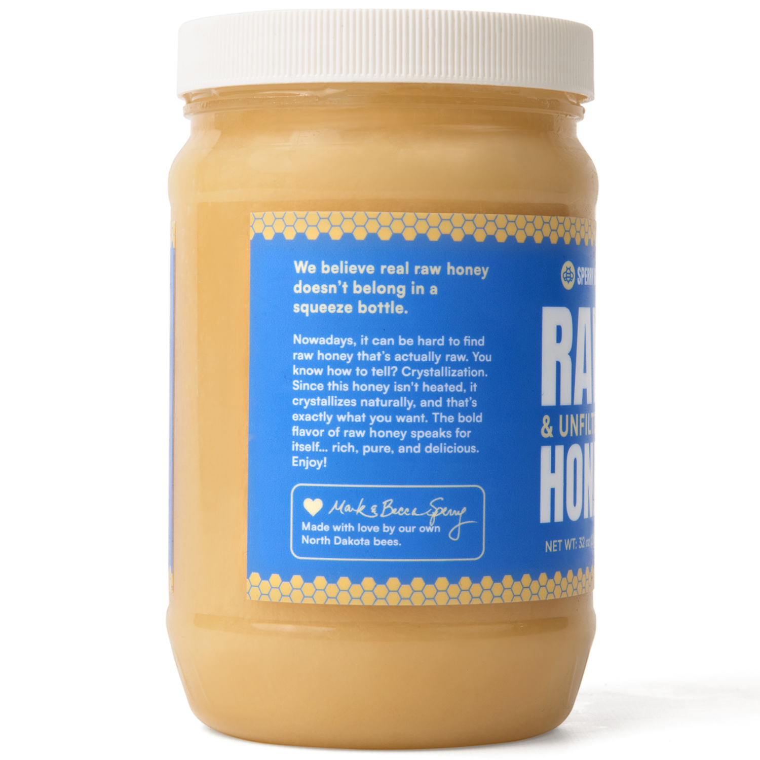 Sperry Raw and Unfiltered Honey from North Dakota