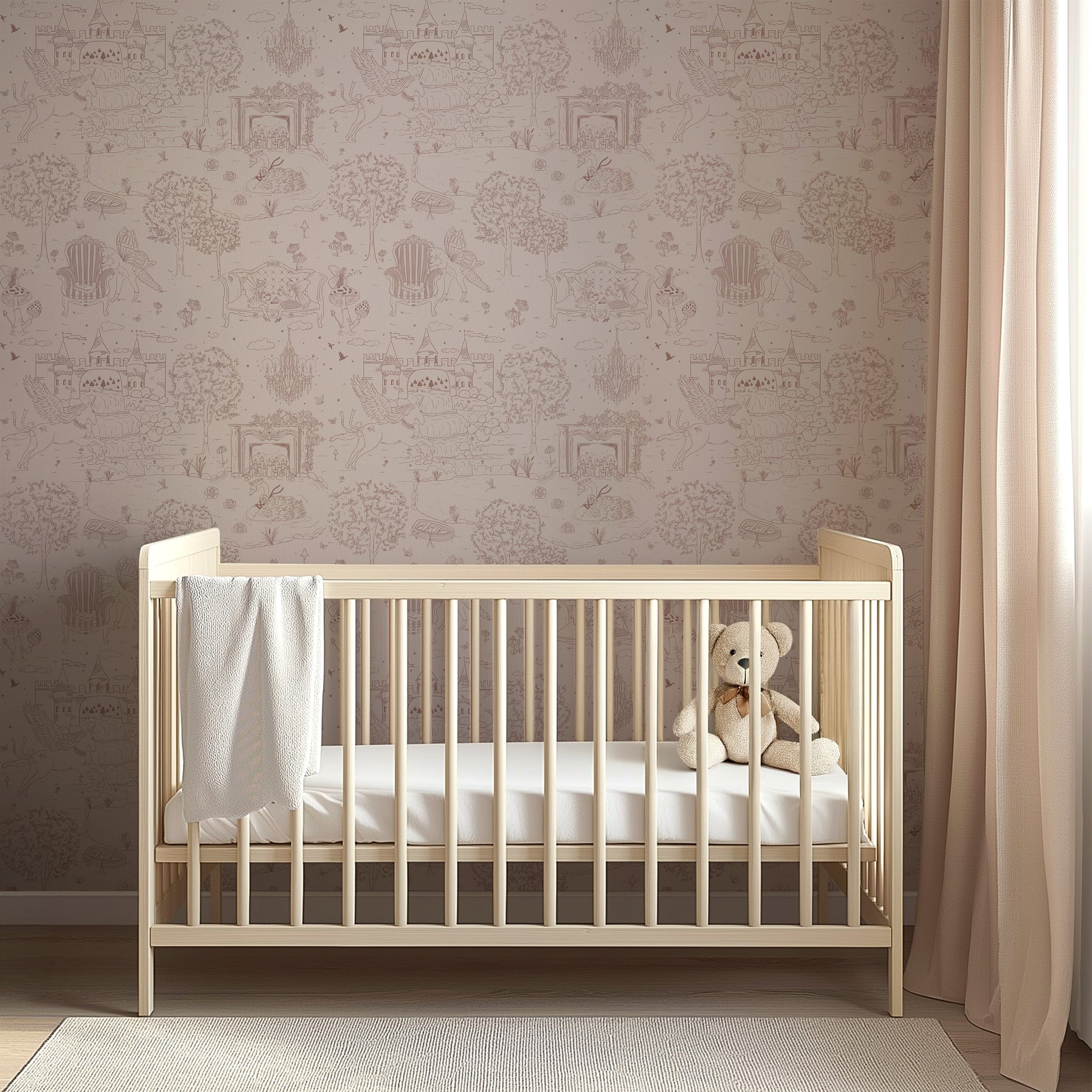 Ginny Wallpaper by Painted Hawk Design