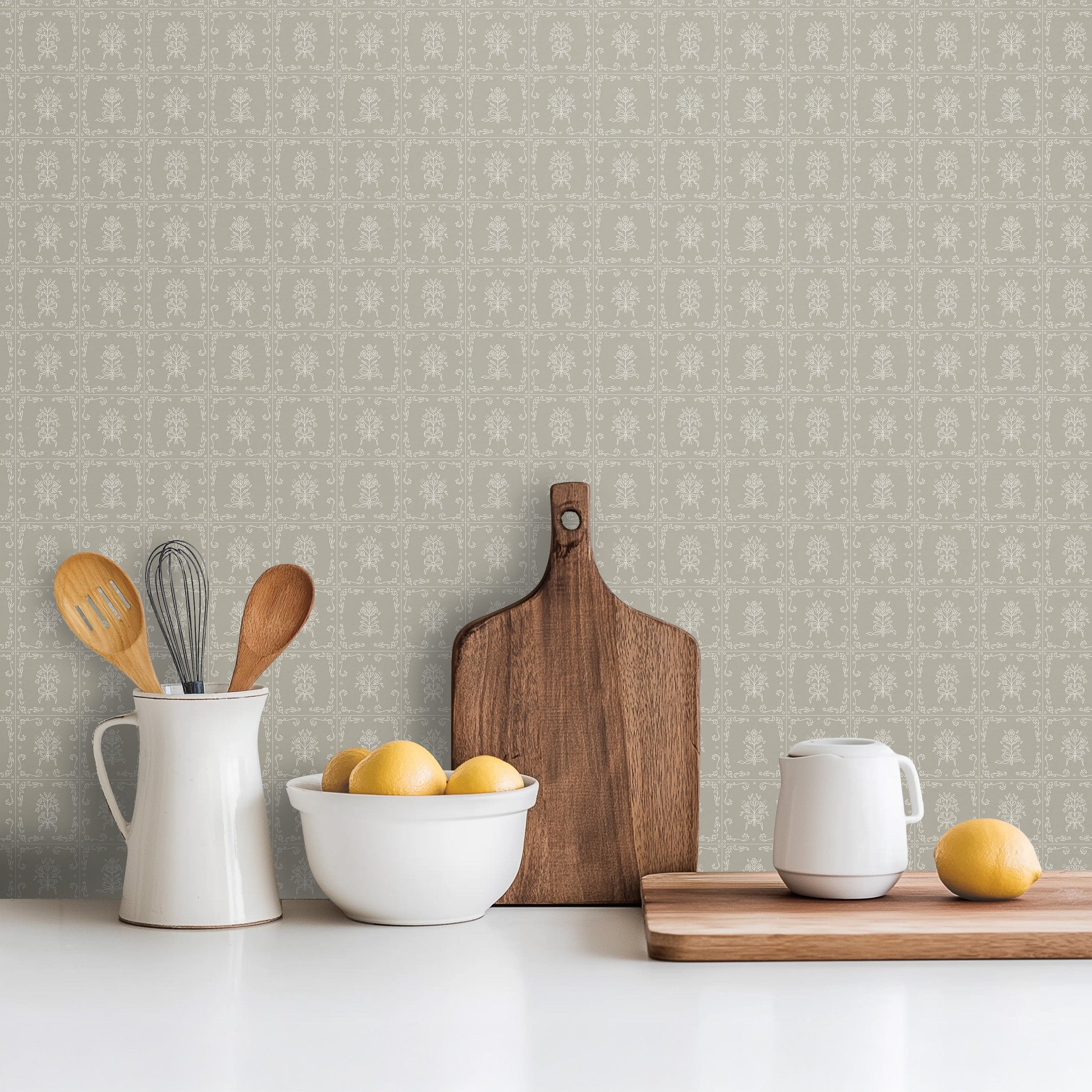 Wrenna Wallpaper by Quirky Paisley Designs