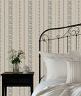 Cargar la imagen en la vista de la galería, Roselle Stripe Wallpaper by Safari Natalia x Taddy Mikelaites
