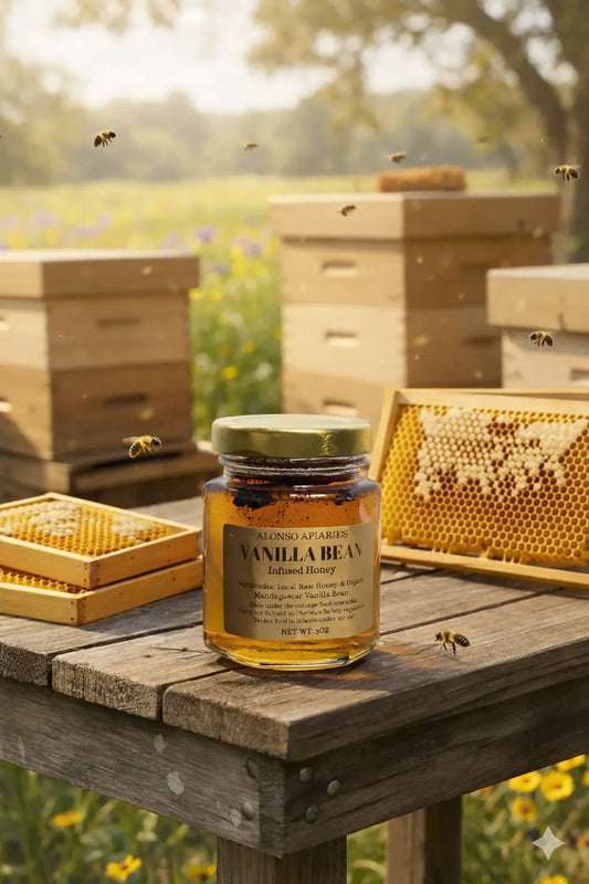 Infused Vanilla Bean Honey