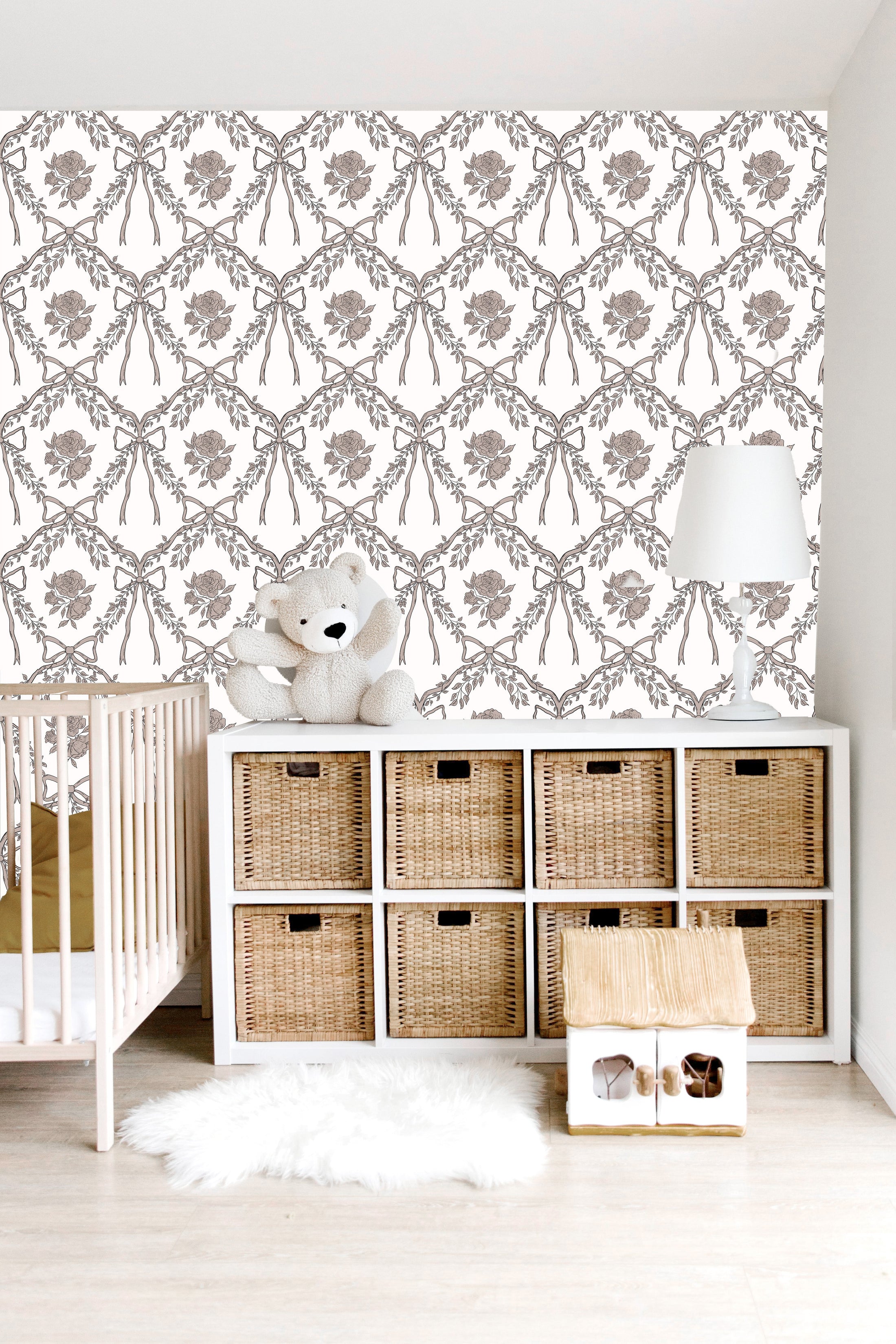 Lysa Wallpaper by Painted Hawk Design