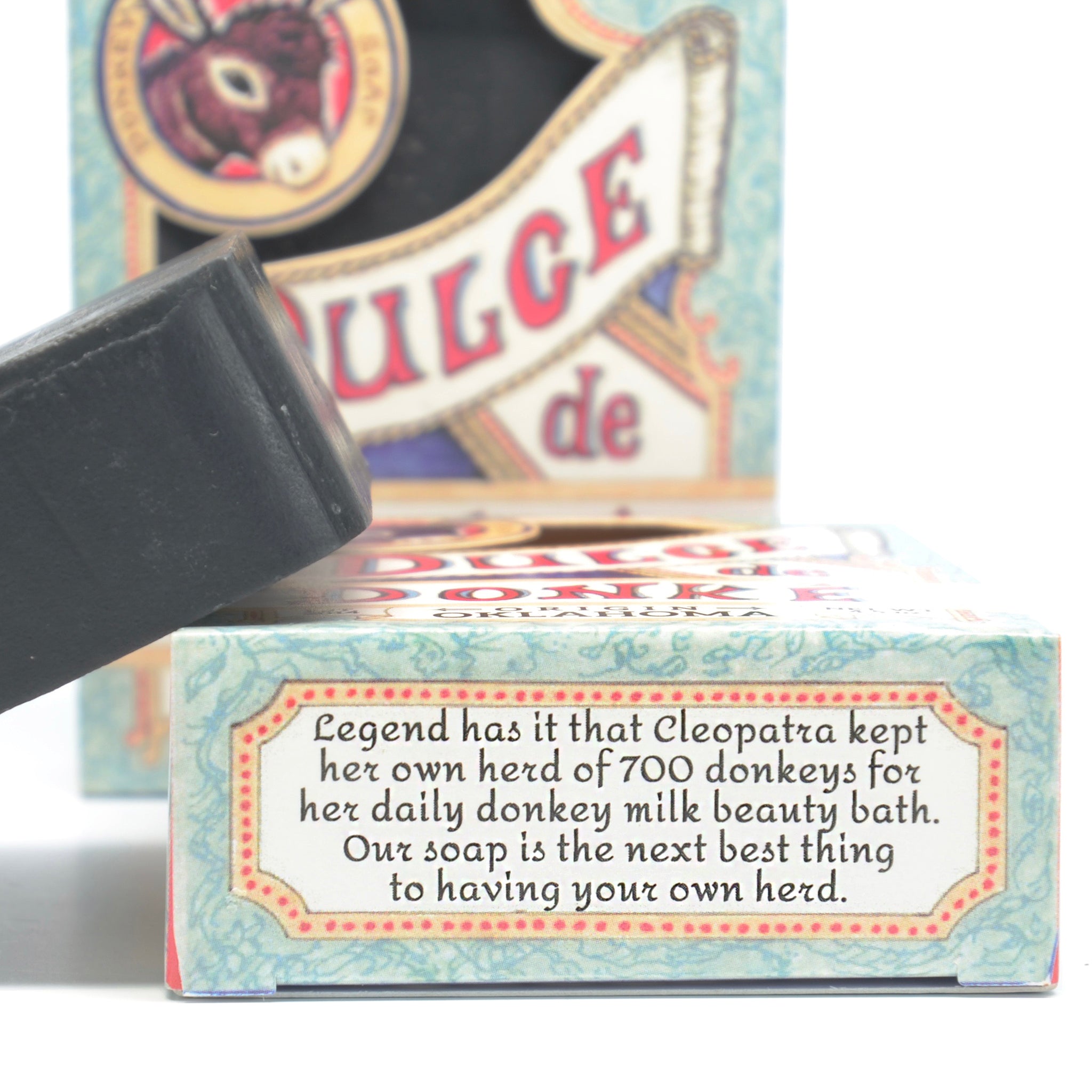 Pre-order for OCTOBER: Activated Charcoal Donkey Milk Soap 4.5 oz