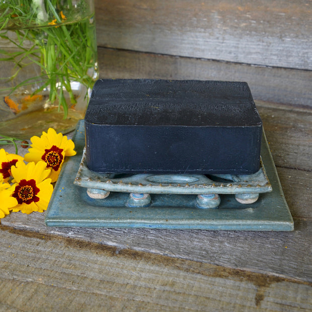 Christmas Lump O' Coal (Activated Charcoal) Donkey Milk Soap 4.5 oz