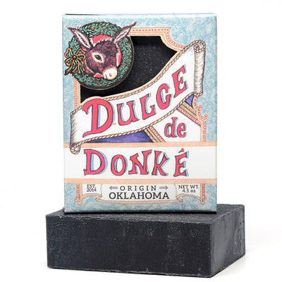 Christmas Lump O' Coal (Activated Charcoal) Donkey Milk Soap 4.5 oz
