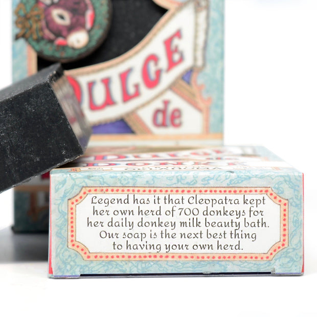 Christmas Lump O' Coal (Activated Charcoal) Donkey Milk Soap 4.5 oz