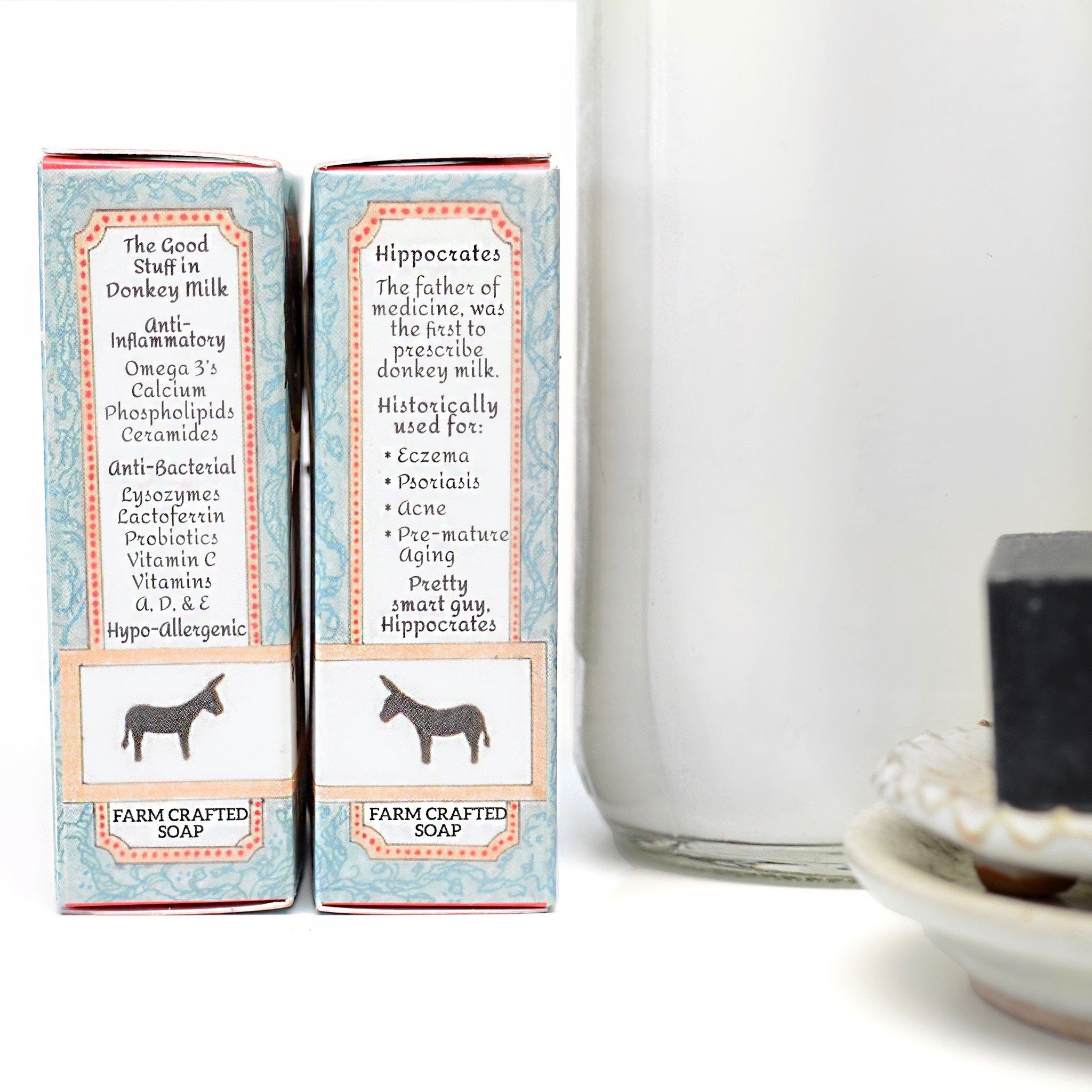 Pre-order for OCTOBER: Activated Charcoal Donkey Milk Soap 4.5 oz