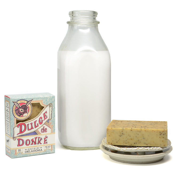 Jabón de leche de burra con romero y menta, 4.5 oz