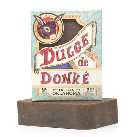 Exfoliating Spiced Coffee Donkey Milk Soap  4.5 oz
