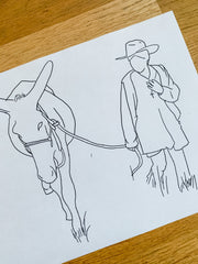 Descarga del libro para colorear Oklahoma Donkey Dairy